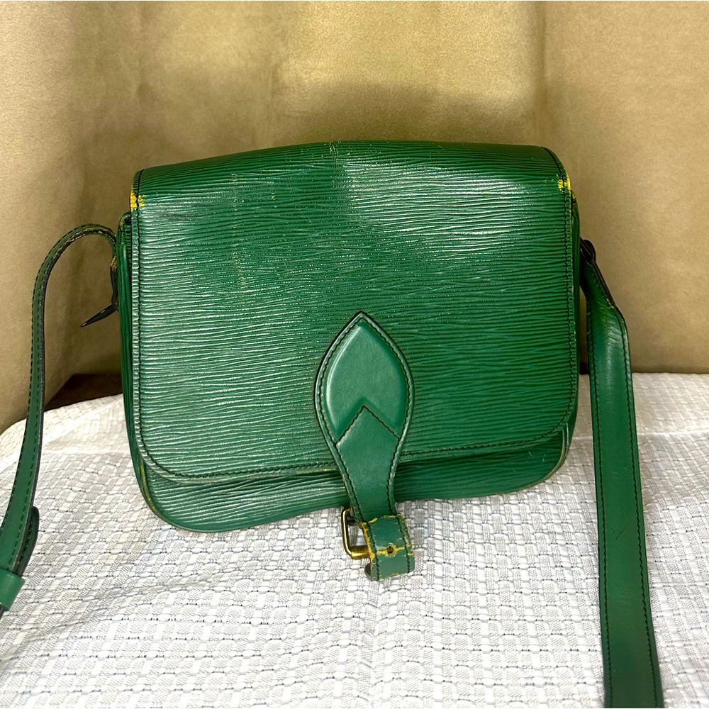 LV Green Epi Leather Crossbody